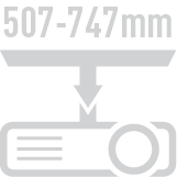 Length 507-747mm