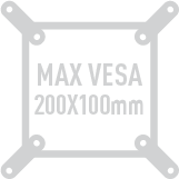 Vesa Compatible 200x100mm