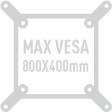Vesa Compatible 800x400mm